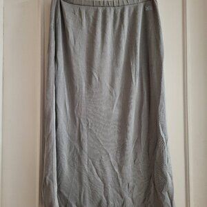Authentic Burberry London Grey Striped Pencil Skirt - Size IT 50 (US 14/16)
